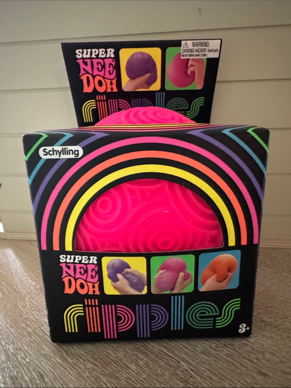 Super Nee Doh Ripples Sensory Toy - Bright Pink